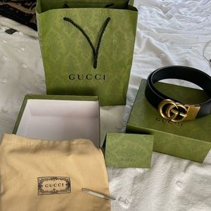 Gucci Double G buckle belt
